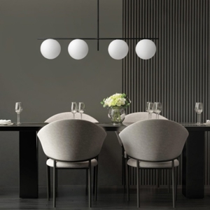 Jugen miloox sforzin lampadario moderno nero per soggiorno