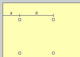 Rappresentazione verticale della disposizione dei downlight